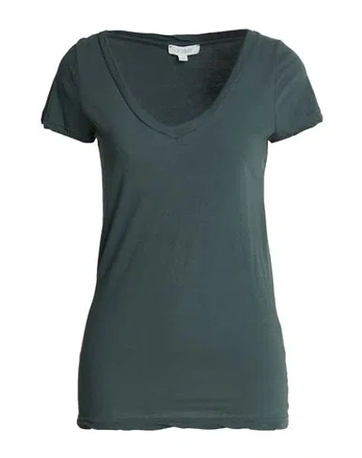 Crossley Woman T-shirt Grey Size Xs Cotton In Green