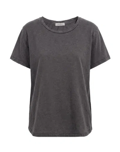 Crossley Woman T-shirt Lead Size Xs Cotton, Polyester In Grey