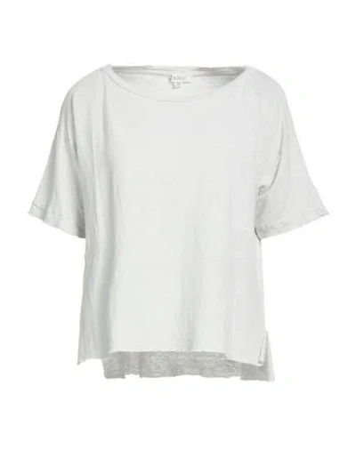 Crossley Woman T-shirt Light Grey Size M Linen In Gray