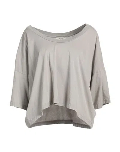 Crossley Woman T-shirt Light Grey Size S Cotton In Gray