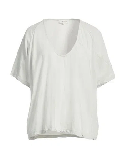 Crossley Woman T-shirt Light Grey Size Xs Cotton In White