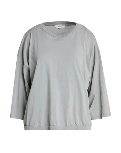 Crossley Woman T-shirt Light Grey Size Xs Cotton In Gray