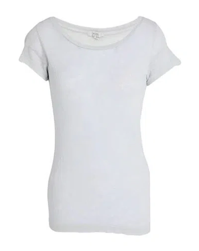 Crossley Woman T-shirt Light Grey Size Xs Linen In Gray