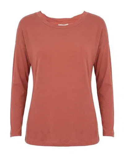 Crossley Woman T-shirt Salmon Pink Size Xs Cotton
