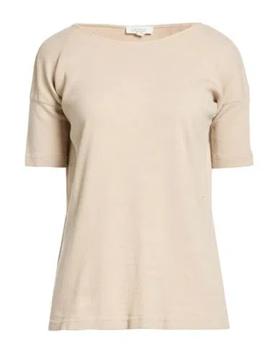 Crossley Woman T-shirt Sand Size M Cotton In Neutral