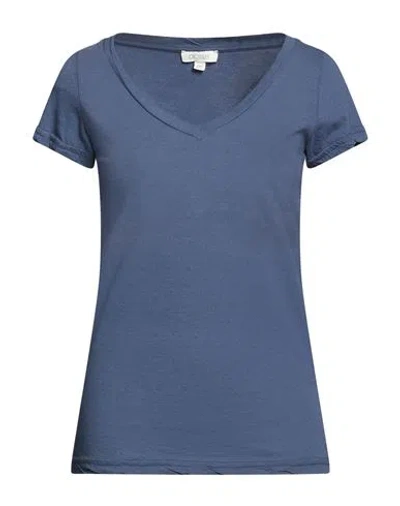 Crossley Woman T-shirt Slate Blue Size L Cotton