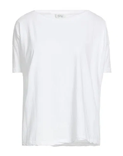 Crossley Woman T-shirt White Size L Cotton