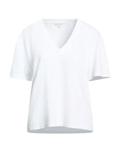 Crossley Woman T-shirt White Size L Cotton