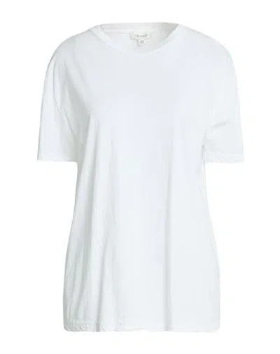 Crossley Woman T-shirt White Size M Cotton In Neutral