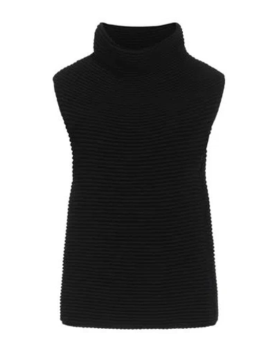 Crossley Woman Turtleneck Black Size L Virgin Wool