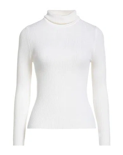 Crossley Woman Turtleneck Ivory Size S Virgin Wool In White