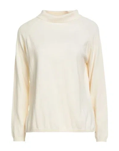 Crossley Woman Turtleneck Ivory Size Xs Cotton, Cashmere In White