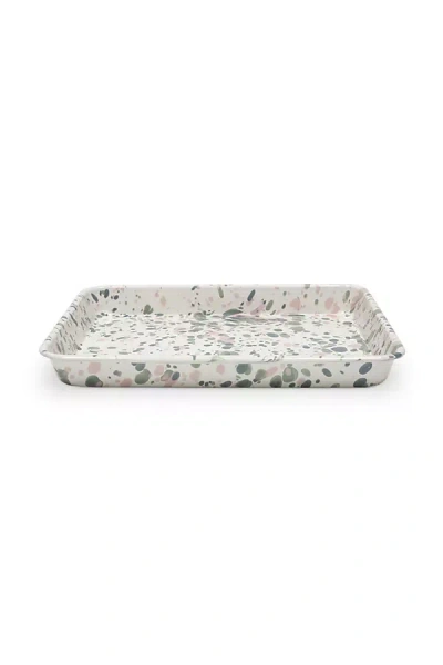 Crow Canyon Home Catalina Enamelware Rectangle Tray In Multi