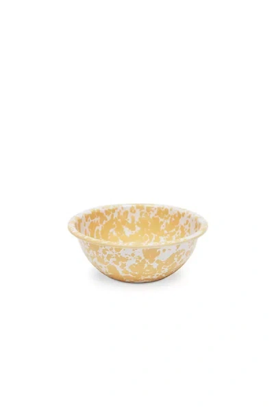 Crow Canyon Home Splatter Cereal Bowls In Yellow