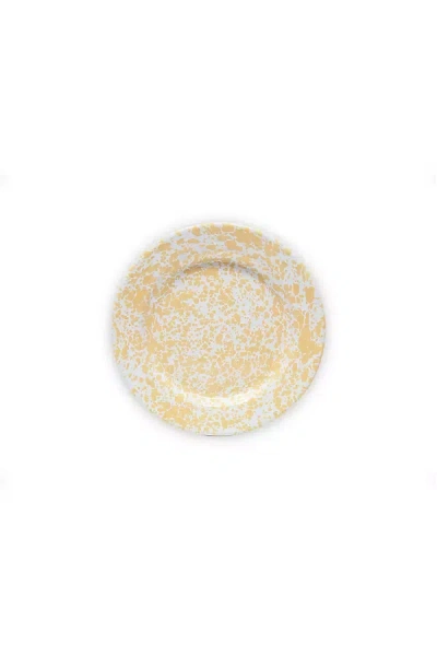 Crow Canyon Home Splatter Salad Plates In Yellow
