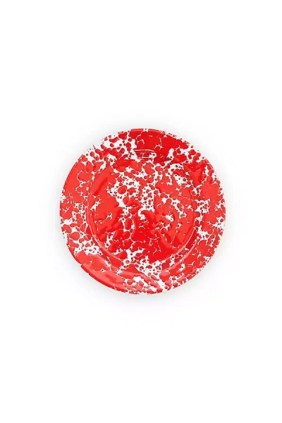 Crow Canyon Home Splatter Salad Plates In Red