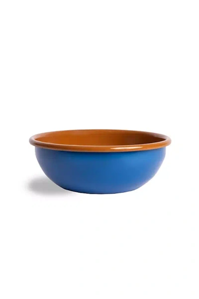 Crow Canyon Home X The Get Out Enamelware Cereal Bowl Set In Blue