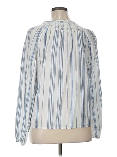 Pre-owned Crown & Ivy 3/4 Sleeve Blouse In Blue