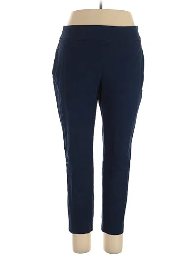 Pre-owned Crown & Ivy Active Pants In Blue