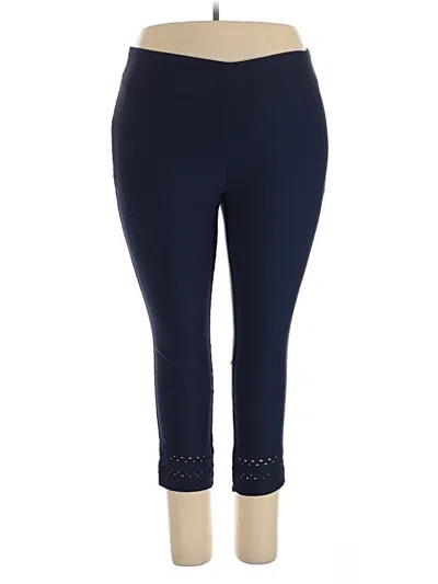 Pre-owned Crown & Ivy Active Pants In Blue