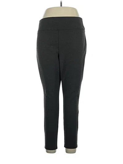 Pre-owned Crown & Ivy Active Pants In Gray