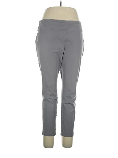 Pre-owned Crown & Ivy Active Pants In Gray