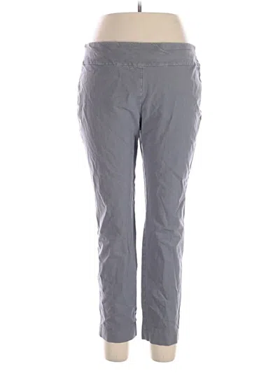 Pre-owned Crown & Ivy Active Pants In Gray