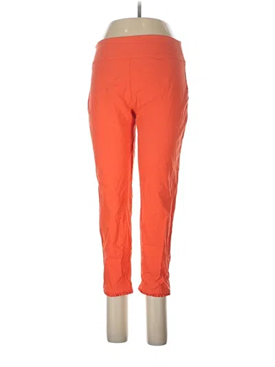 Pre-owned Crown & Ivy Active Pants In Orange