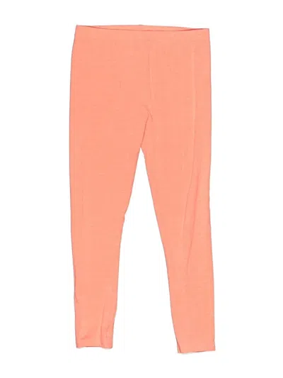 Pre-owned Crown & Ivy Kids' Active Pants In Orange