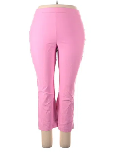 Pre-owned Crown & Ivy Active Pants In Pink