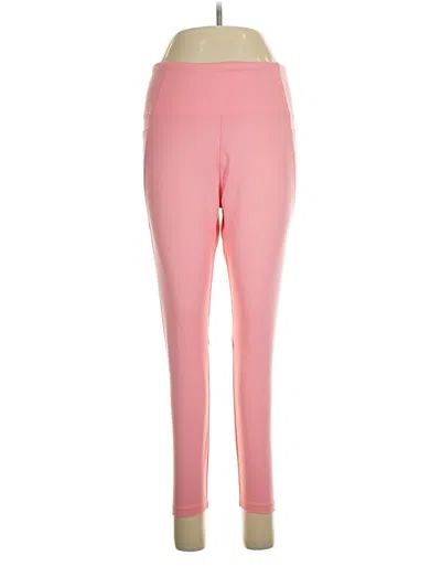 Pre-owned Crown & Ivy Active Pants In Pink