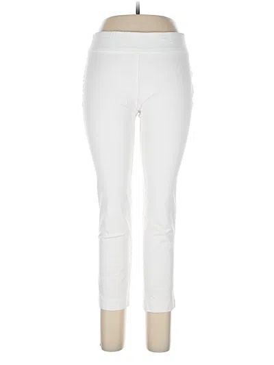 Pre-owned Crown & Ivy Active Pants In White