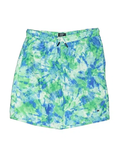 Pre-owned Crown & Ivy Kids' Board Shorts In Green