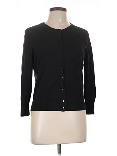 Pre-owned Crown & Ivy Cardigan Sweater In Black