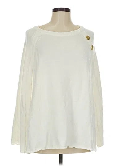 Pre-owned Crown & Ivy Cardigan Sweater In Ivory