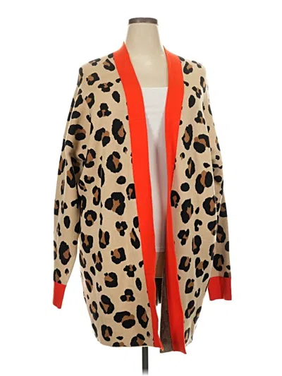 Pre-owned Crown & Ivy Cardigan Sweater In Orange