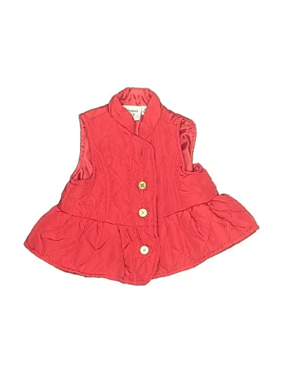 Pre-owned Crown & Ivy Babies' Cardigan Sweater In Red