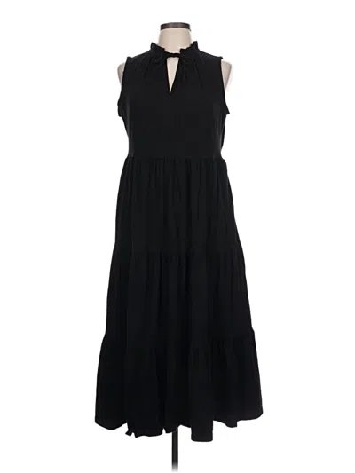 Pre-owned Crown & Ivy Casual Dress In Black