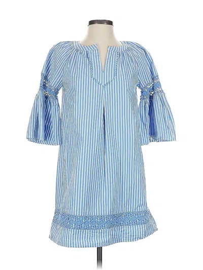 Pre-owned Crown & Ivy Casual Dress In Blue