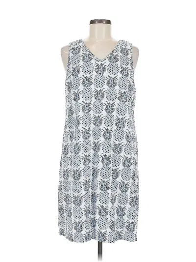 Pre-owned Crown & Ivy Casual Dress In Blue