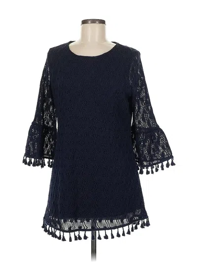 Pre-owned Crown & Ivy Casual Dress In Blue