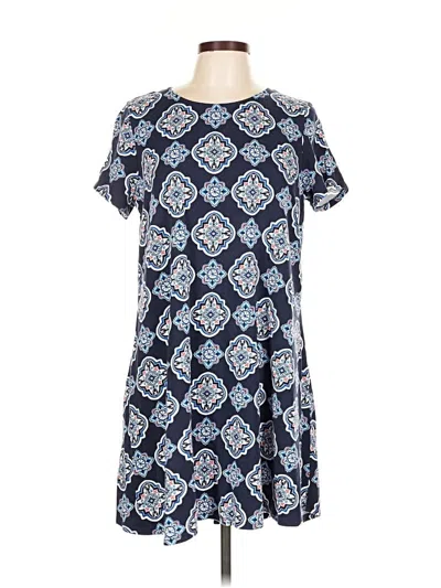 Pre-owned Crown & Ivy Casual Dress In Blue