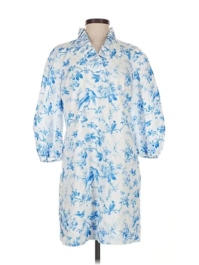 Pre-owned Crown & Ivy Casual Dress In Blue