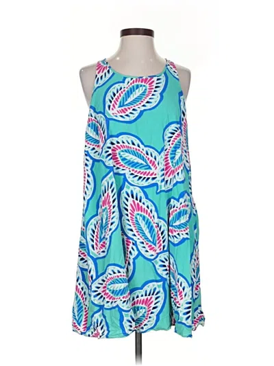 Pre-owned Crown & Ivy Casual Dress In Blue