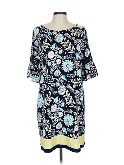 Pre-owned Crown & Ivy Casual Dress In Blue