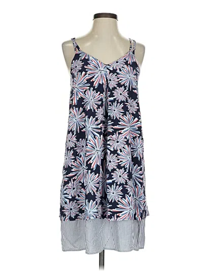 Pre-owned Crown & Ivy Casual Dress In Blue