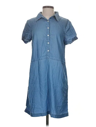 Pre-owned Crown & Ivy Casual Dress In Blue