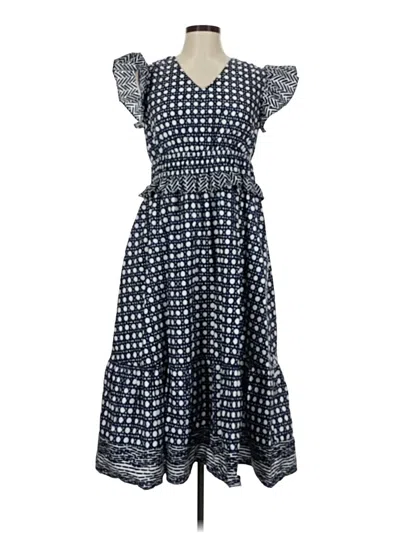 Pre-owned Crown & Ivy Casual Dress In Blue