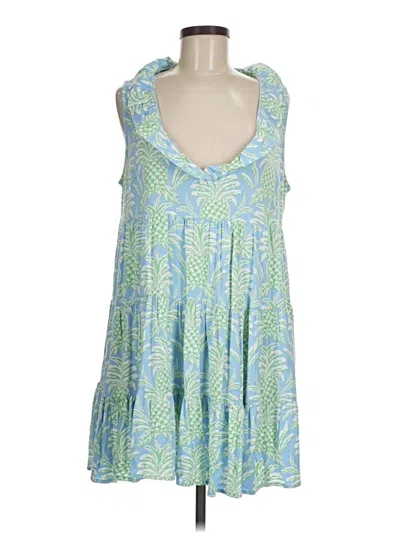 Pre-owned Crown & Ivy Casual Dress In Blue