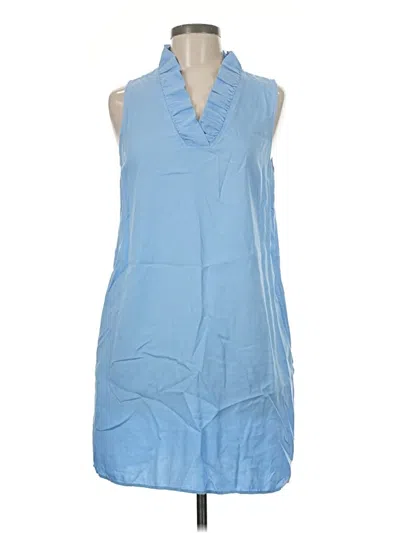 Pre-owned Crown & Ivy Casual Dress In Blue